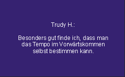 Das Erfolgsgeheimnis - was LehrgangsteilnehmerInnen dazu sagen: